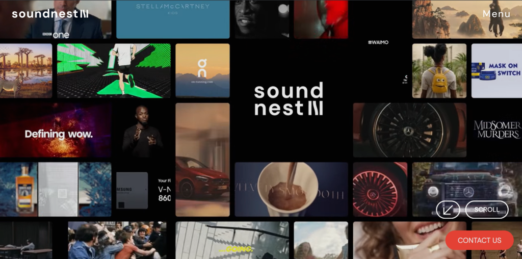 soundnest studios homepage